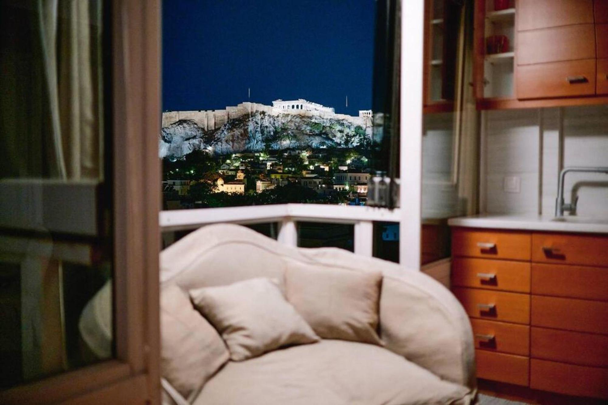 360 View In Roof Top Appartment With Patio Athen Eksteriør bilde