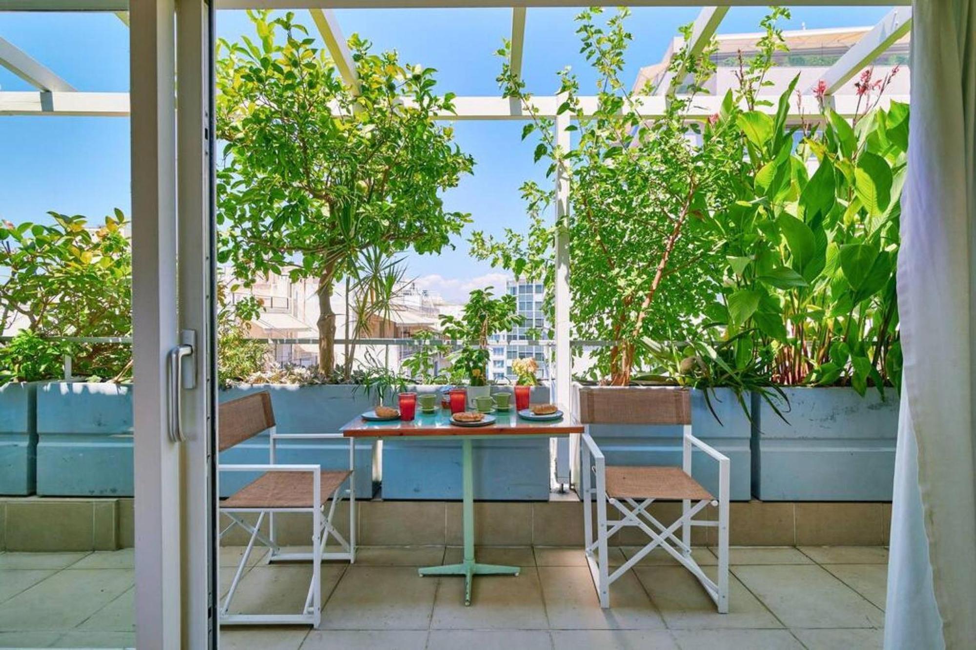 360 View In Roof Top Appartment With Patio Athen Eksteriør bilde