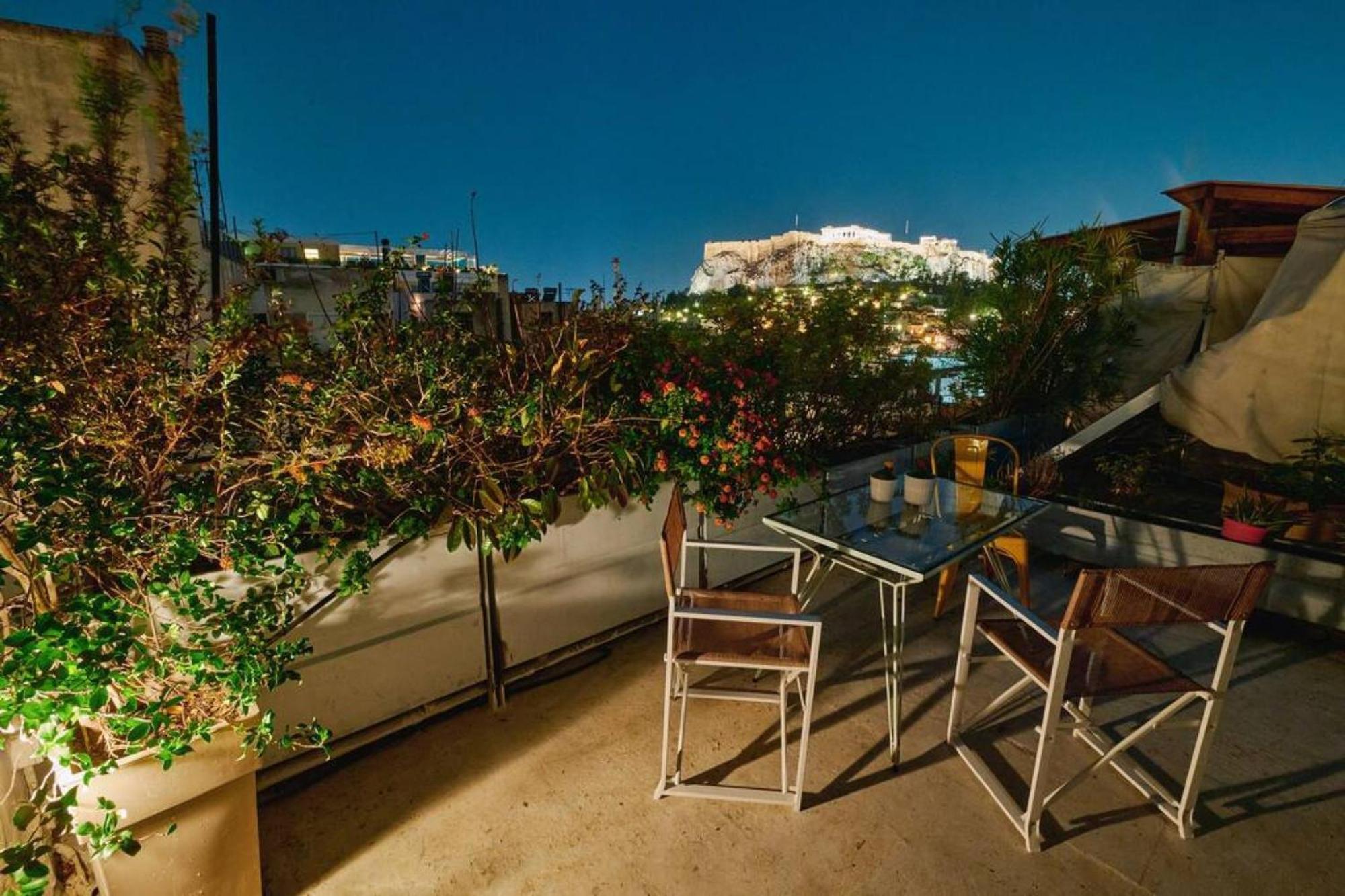 360 View In Roof Top Appartment With Patio Athen Eksteriør bilde