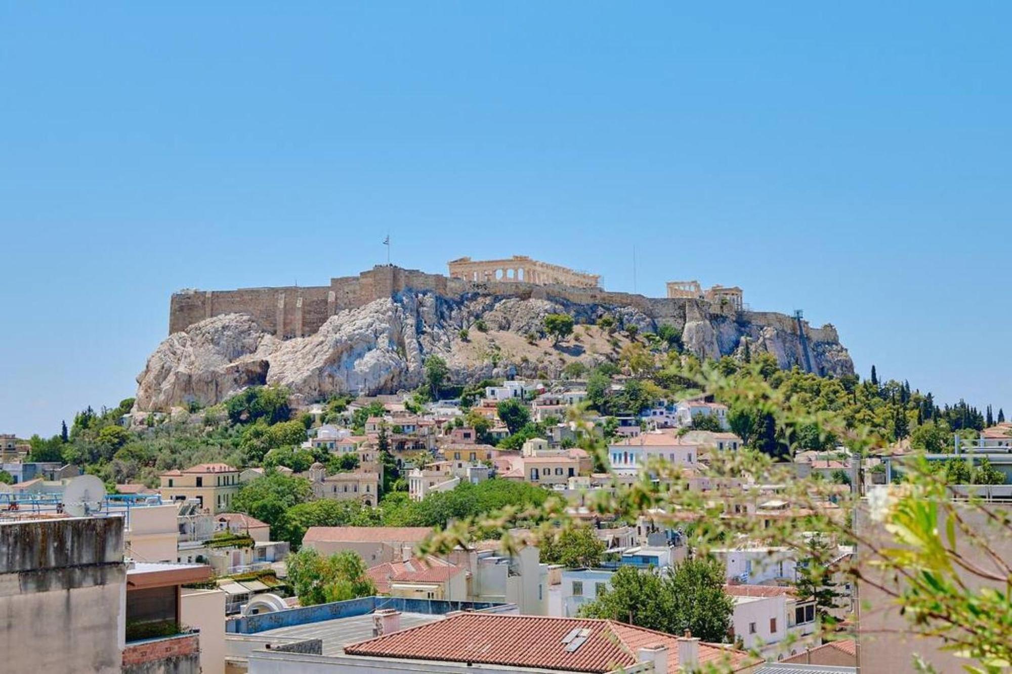 360 View In Roof Top Appartment With Patio Athen Eksteriør bilde
